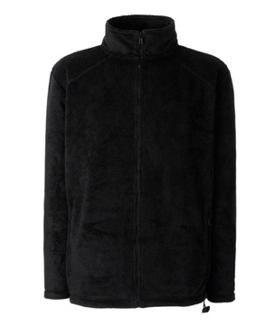 PILE CON ZIP LUNGA ( FRUIT OF THE LOOM ) nero